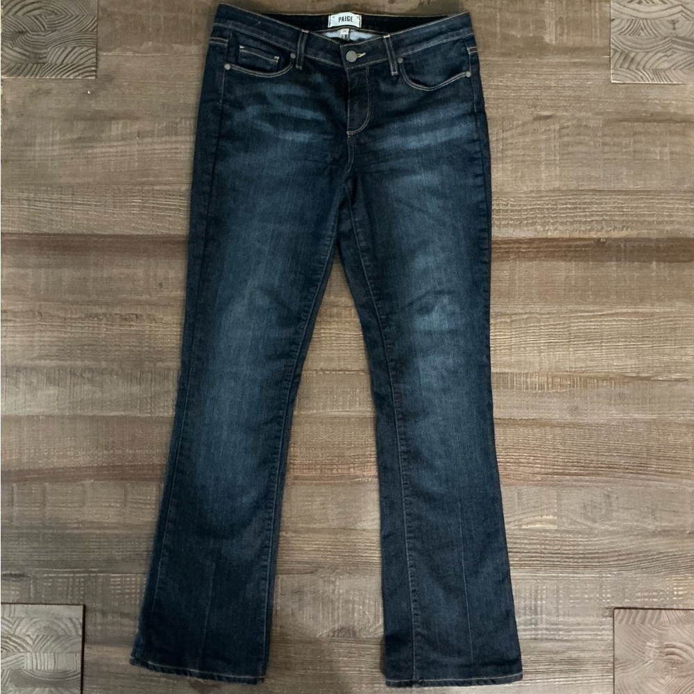 PAIGE Women's Midnight Boot Cut Jeans